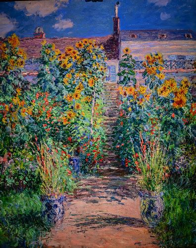 Claude Monet The Artist S Garden At Vetheuil 1881 At Nor Flickr