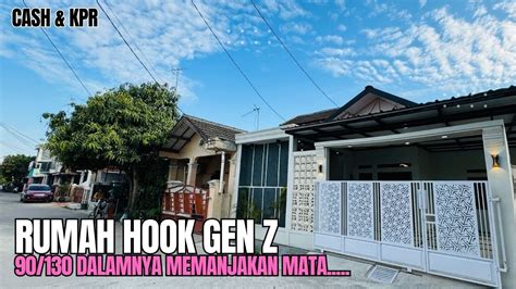 Jual Rumah Huk Mewah Tipe 90 130 Ada 3 Kamar Tidur Carpot Muat 2 Mobil