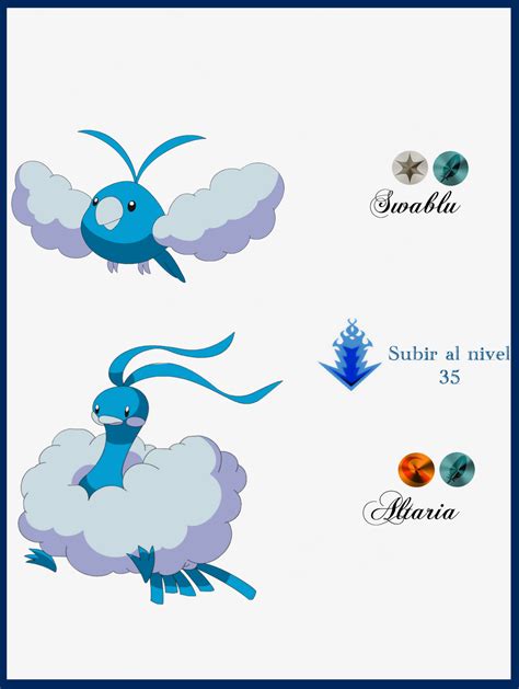 157 Swablu Evoluciones by Maxconnery on DeviantArt