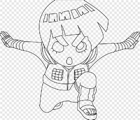 Desenhos Do Rock Lee - 25+ Desenhos do Rock Lee para Imprimir e Colorir/Pintar