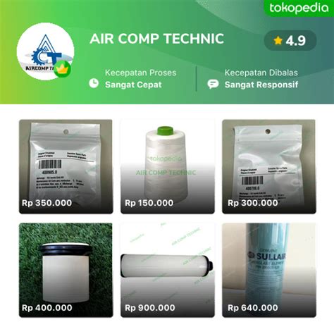 Toko AIR COMP TECHNIC Online Produk Lengkap Harga Terbaik Tokopedia