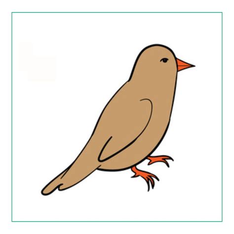 Easy to follow Sparrow Drawing for Kids in 5 mins!