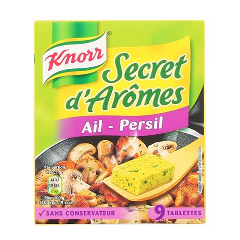 Knorr Secret d arôme ail et persil 90g houra fr