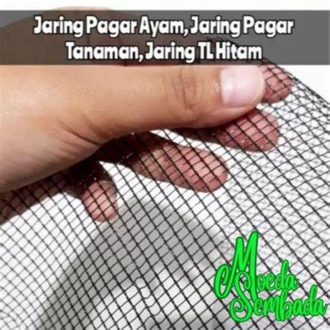 Jual Waring TL Jaring TL Hitam Jaring Pagar Tanaman Jaring Kandang