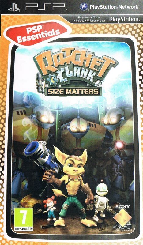 Ratchet Clank Size Matters Psp Box Cover Art Mobygames