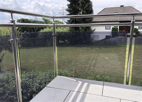 Balkongel Nder Edelstahl Vsg Glas Balkon Gel Nder Mit Gepr Fter Statik