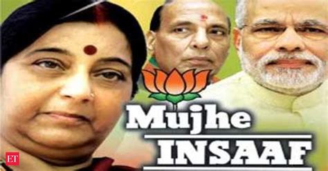 Sushma Swaraj Charting Her Own Path As Narendra Modi Wave Rises The