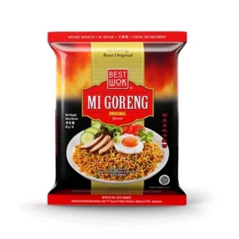 Jual BEST WOK Mi Goreng Original Flavor 80 Gr Indomie Goreng Rasa