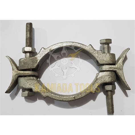 jual klem double bolt klem ludek double bolt clamp  shopee indonesia
