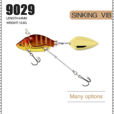 Pcs Fishing Lures Wobbler Spinner Baits Spoons Pcs Sinking Metal