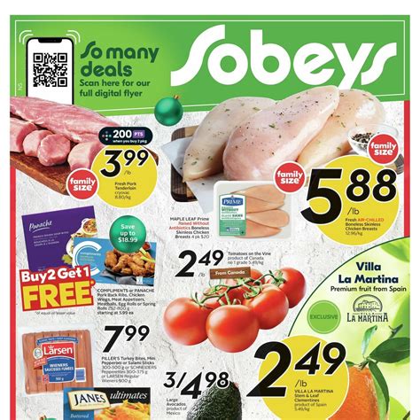 Sobeys Weekly Flyer Weekly Savings Ns Nov Dec