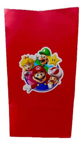 Pack Bolsas Dise O De Mario Bross Stickers De Cierre Cuotas