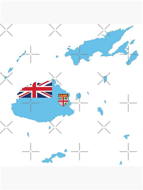 L Mina Fotogr Fica Bandera De Fiji En El Mapa Del Pa S De Rafedratan