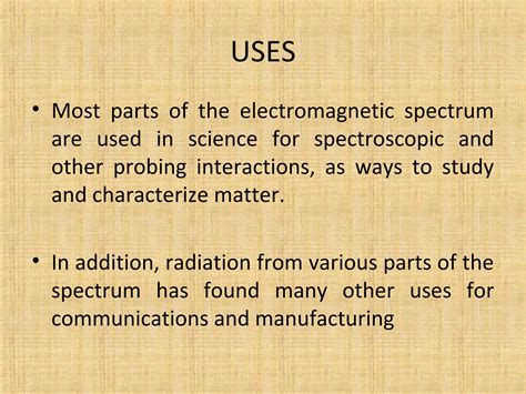 Electromagnetic spectrum | PPT