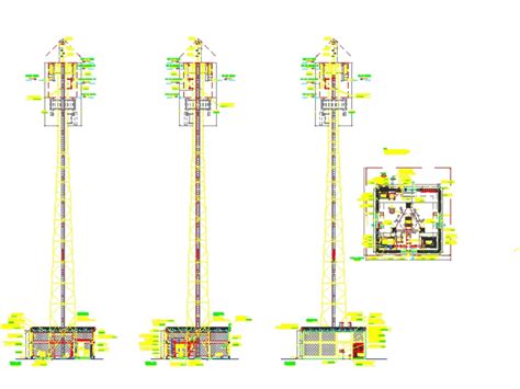 Torre Autosoportada Triangular En AutoCAD CAD 725 96 KB Bibliocad