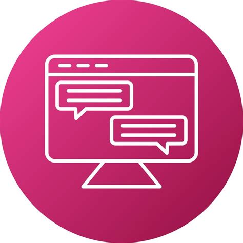 Live Chat Icon Style 21525981 Vector Art At Vecteezy