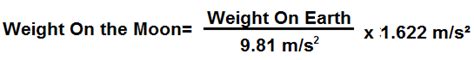 Weight On The Moon Calculator