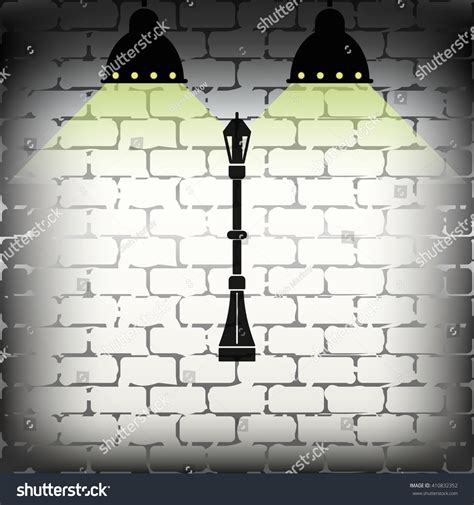 Street Light Silhouette Street Lamp Icon Stock Vector (Royalty Free ...