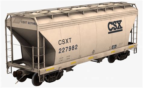 CSX ACF 2 Bay Hopper Pack JointedRail