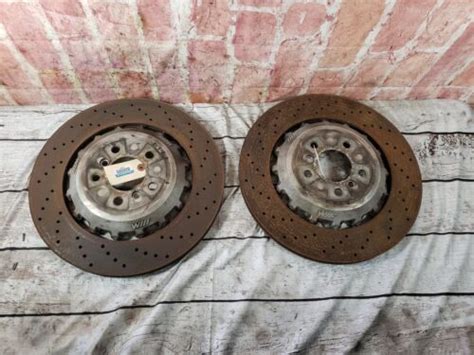 Bmw F M M Rear Disc Brake Rotors Driller Pair Pre Lci Ebay