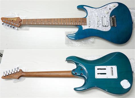 Yahoo Ibanez Az F Prestige Transparent Aqua Blu