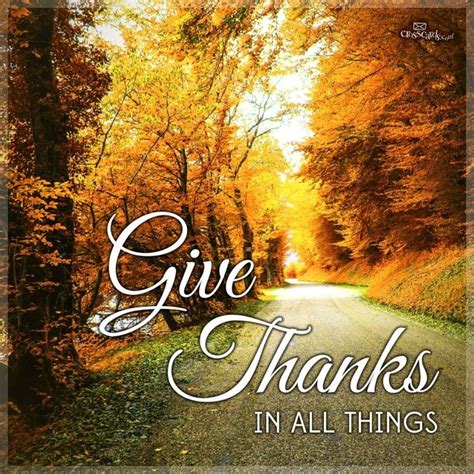 Give Thanks in All Things - Christian Inspirational Images