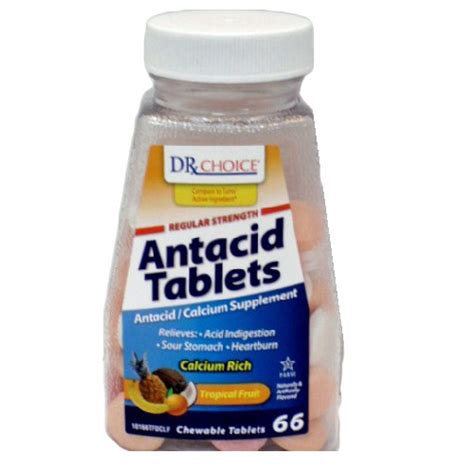 Anti Acid Chewable Tablets 66ct Ajs Group International