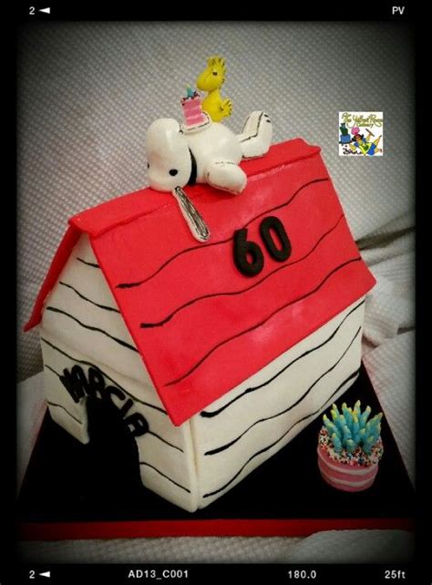 The Yellow Rose Cakery Snoopy Dog House Cake | Snoopy dog house, House ...