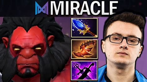 Axe Dota Gameplay Miracle With Aghanims Overwhelming Youtube