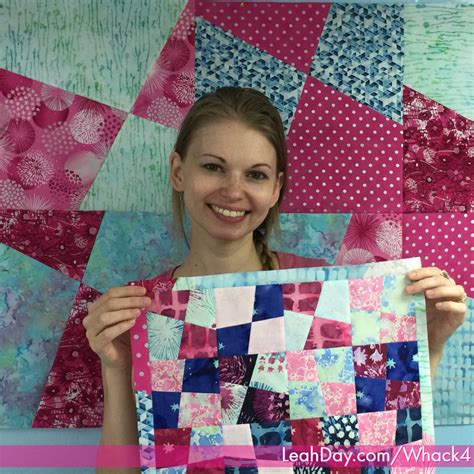 stack  whack  patch quilt tutorial leahdaycom