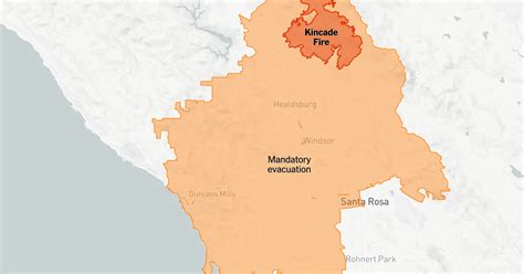 Maps: California Wildfires, Power Outages and Evacuation Zones - The ...