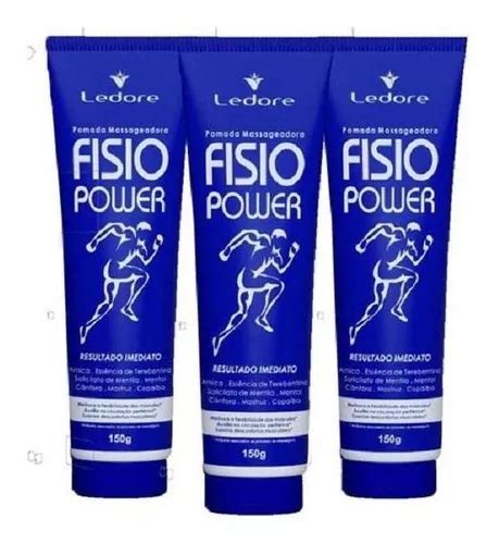 Kit Ledore Fisio Power De G Con Pomadas De Masaje Mercadolibre