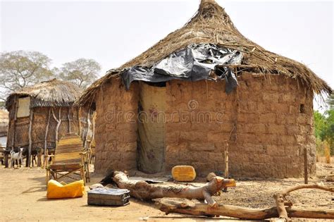 Traditional African Village Houses in Niger Stock Photo - Image of ...