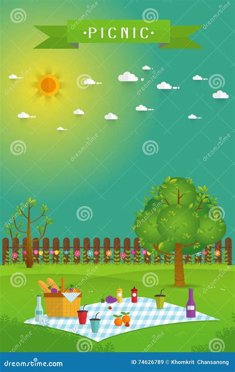 Outdoor Picnic In A Tranquil Setting Self Care Background Royalty-Free ...