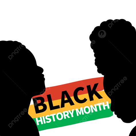 Black Historical Month Black Silhouette Black History Month Black