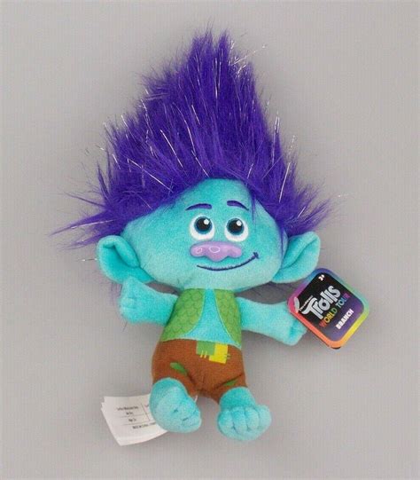 Dreamworks Trolls World Tour Movie Branch Plush Doll 8 Inch New Free