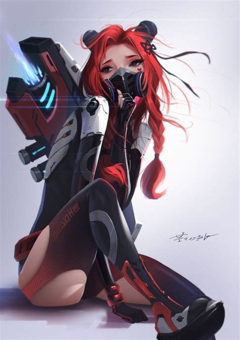 Fengwei Cui Cyberpunk Anime Cyberpunk Art Concept Art Characters