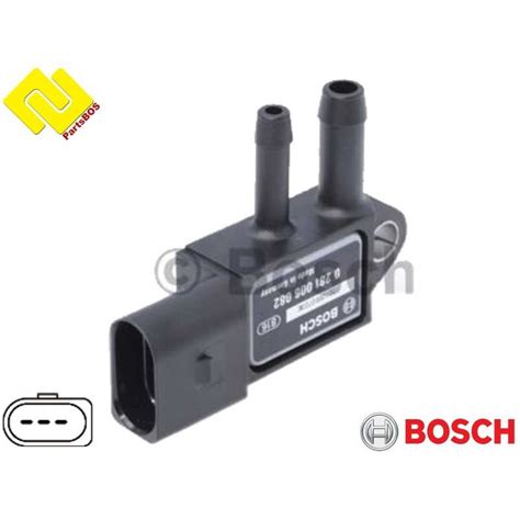 Exhaust Pressure Sensor Bosch Replaces