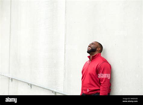 African American man smiling Stock Photo - Alamy