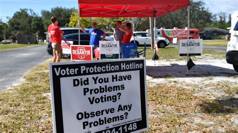 Election Day 2022 In Sarasota Manatee County Florida Polling Places