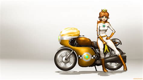 Motorcycle Daisy Mario Kart - TPONOU