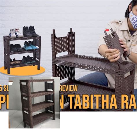 Jual Rak Sepatu Plastik Rotan Tabitha Shopee Indonesia