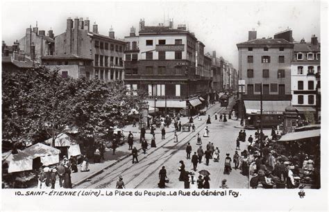 Saint Etienne Carte Postale Ancienne Et Vue D Hier Et Aujourd Hui