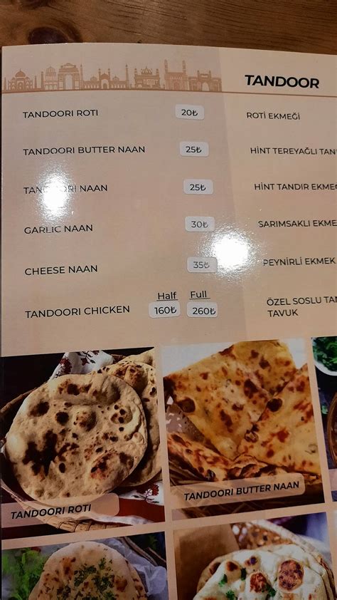 Menu At Fusion Indian Restaurant Istanbul Florya Cd No 42