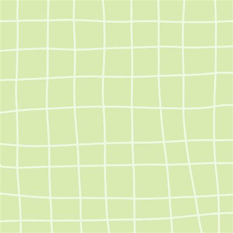 Vector cursive grid green pastel aesthetic background 30718342 Vector ...