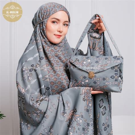 Jual Almuslim Mukena Dewasa Maxmaraya Luxury Lasercut 2in1 Rania Series