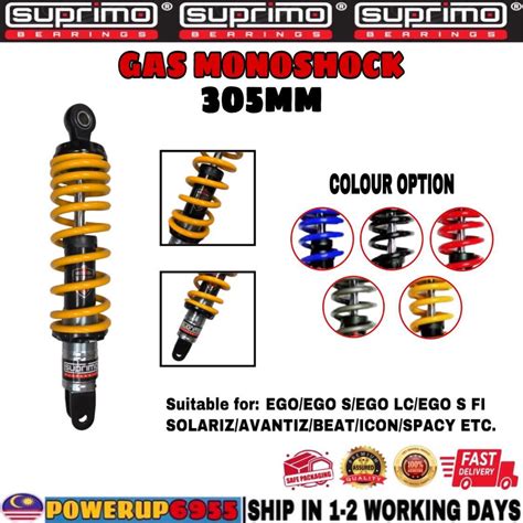 Suprimo Gas Monoshock Adjustable Mm Ego S Lc Solariz Avantiz Honda