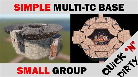 Small Group Multi TC RUST Base Design CONCEPT 35 Rockets To TC YouTube