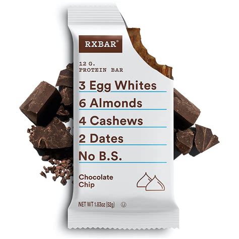 Rxbar Chocolate Chip Protein Bars 30 Bars 12g Maroc Ubuy