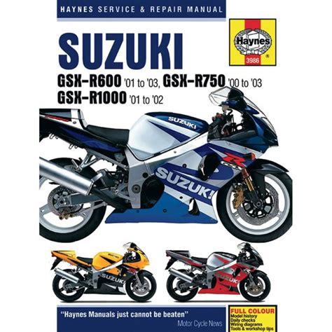 Haynes Manuel De R Paration Suzuki Gsx R